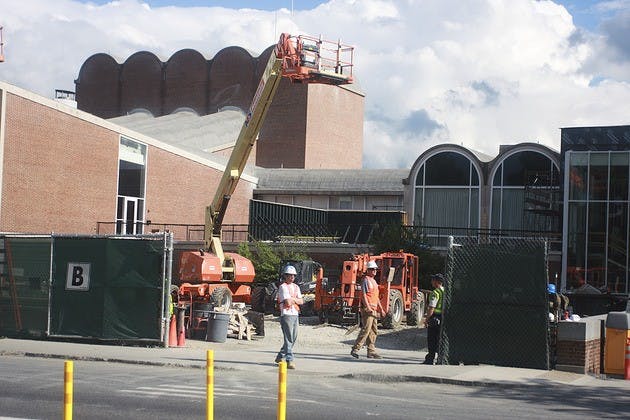 The College says that the renovated Hanover Inn will partially open by Commencement, including 94 rooms and a new restaurant.