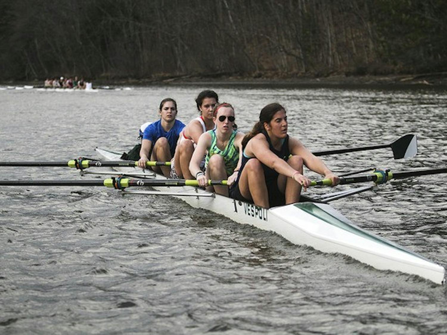 The women's crew team won four races last weekend and will travel to Yale University on Saturday. 