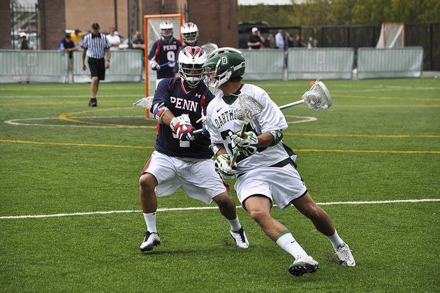 The men's lacrosse team finishes its season on Tuesday against the College of the Holy Cross at Scully-Fahey Field.