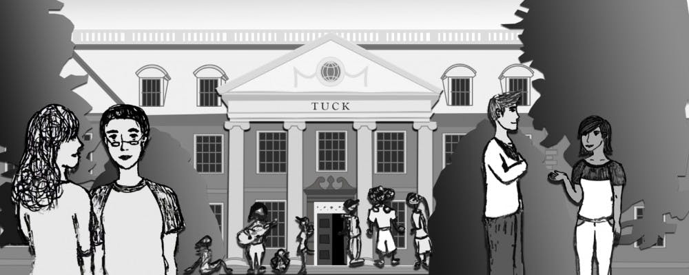 i waltzed into the Tuck building, arbitrarily sat down at a table with a few Tuck students and asked, “soooo, what’s the scene like here?”