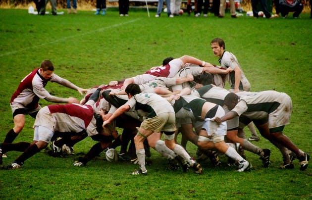 Dartmouth's men's rugby team.