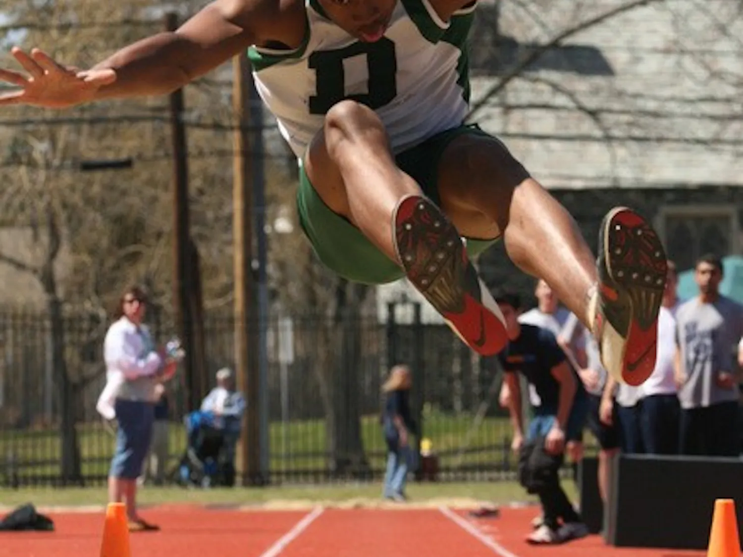 Track is hosting New Englands after facing off against the Ivies at Heps.