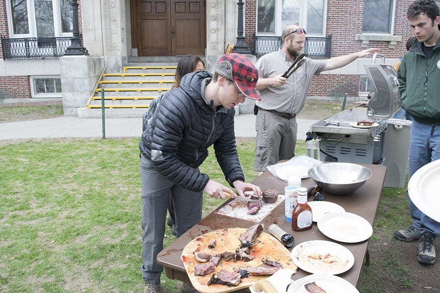 Bait and Bullet held a BBQ outside on Robo lawn.&nbsp;