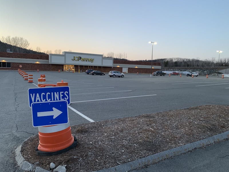 The vaccination site in West Lebanon is one of 20 across the state.&nbsp;