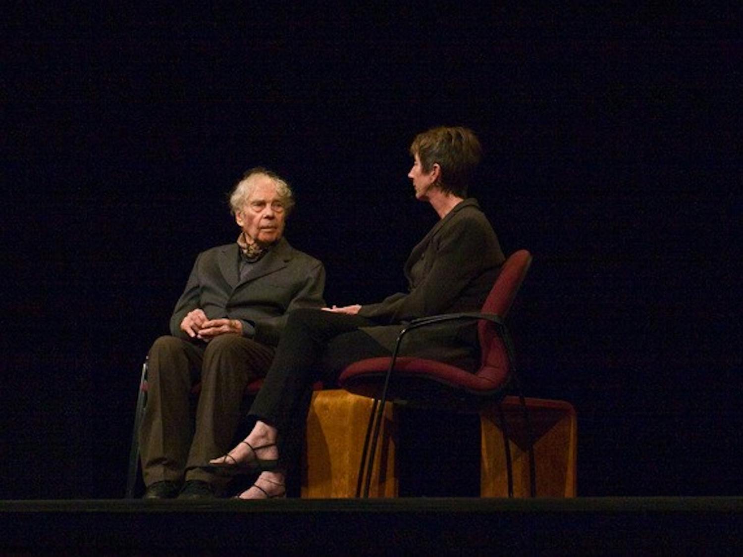 Noted choreographer Merce Cunningham, 88, provided an intimate glimpse into his life and work Wednesday night at Moore Theater.