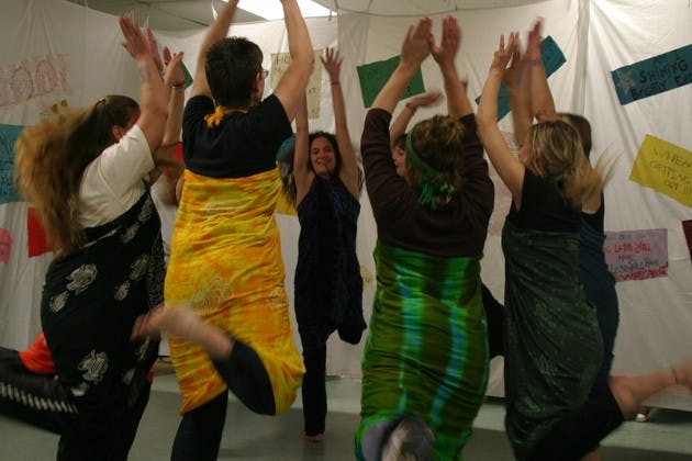 Women prisoners perform at the Southeast State Correctional Facility in Windsor, Vt., last year.