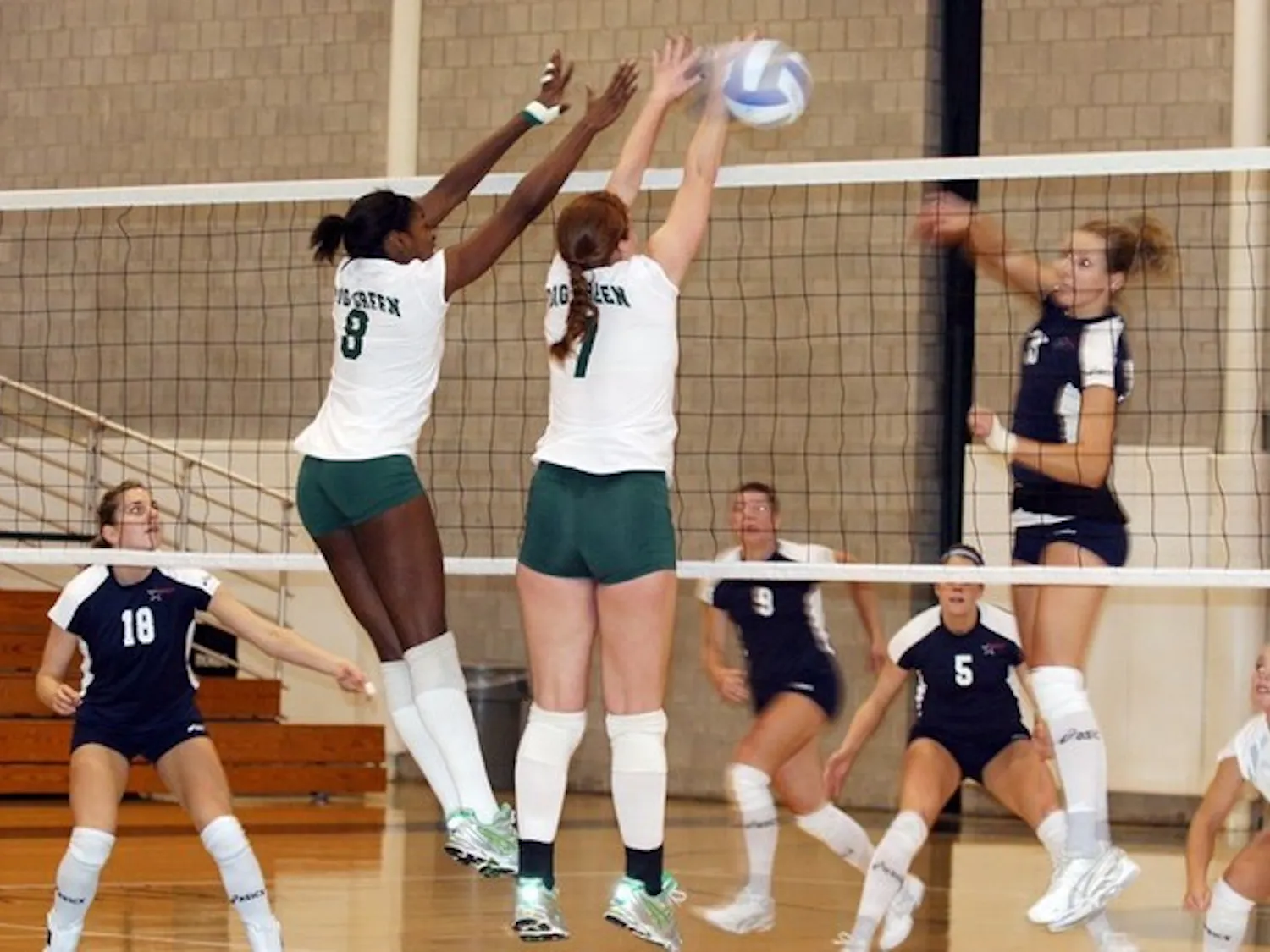 Volleyball didn't win a game against UNH, but the contest was closer than the score suggests. While the team didn't appear to show up until a few minutes into the match, the Big Green played right with the Wildcats for the remainder.