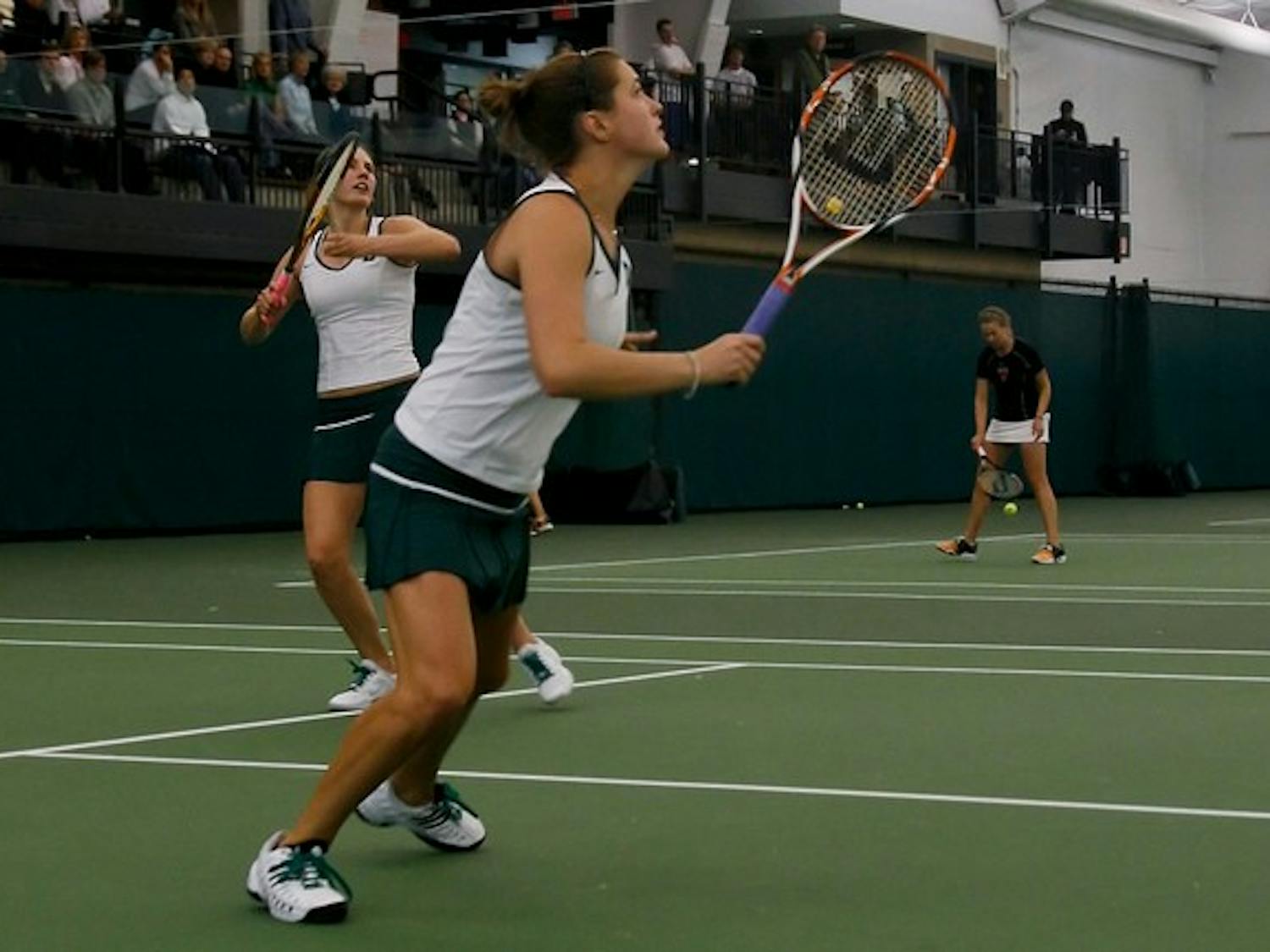 The Big Green women's tennis team will continue its Ivy League schedule, playing Yale and Brown this weekend before taking on Harvard next week.