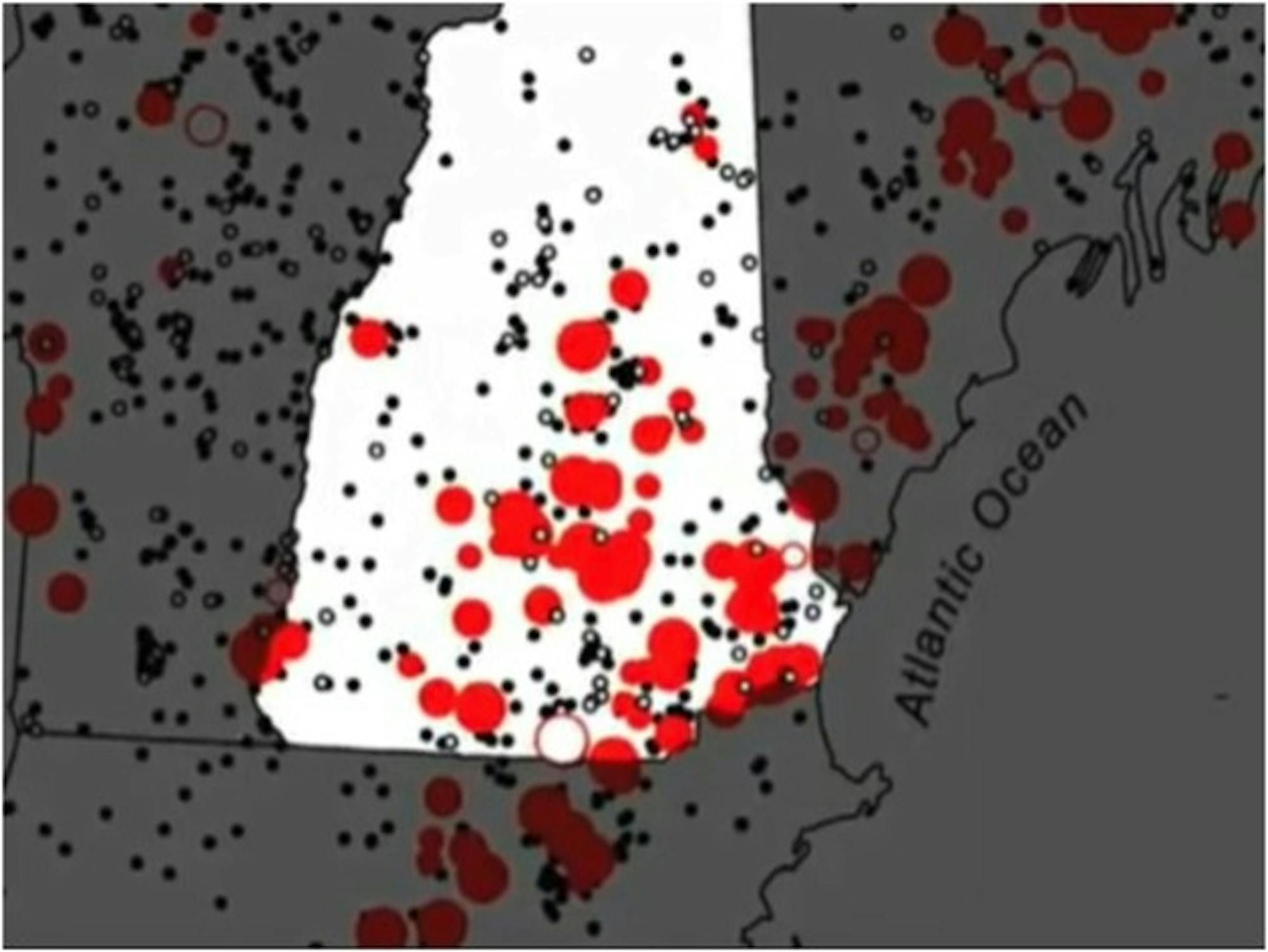New Hampshire is spotted with arsenic hotspots that can affect private wells, according to the U.S. Geological Survey.