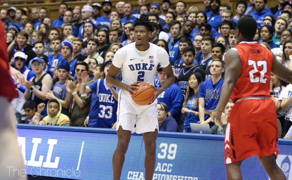 <p>Cam Reddish could not get into an offensive rhythm Wednesday.</p>