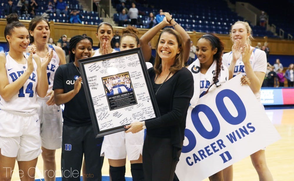 McCallie finished with a 330-107 record during her 13 years in Durham.