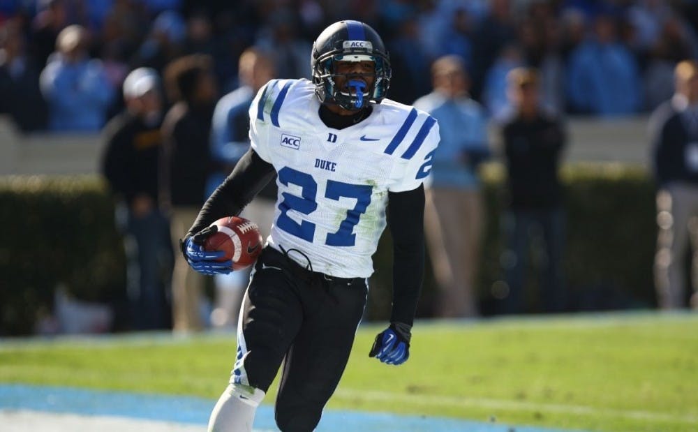 <p>DeVon Edwards suffered a career-ending knee injury Saturday afternoon and finishes his Duke career as one of the most accomplished players in program history.</p>