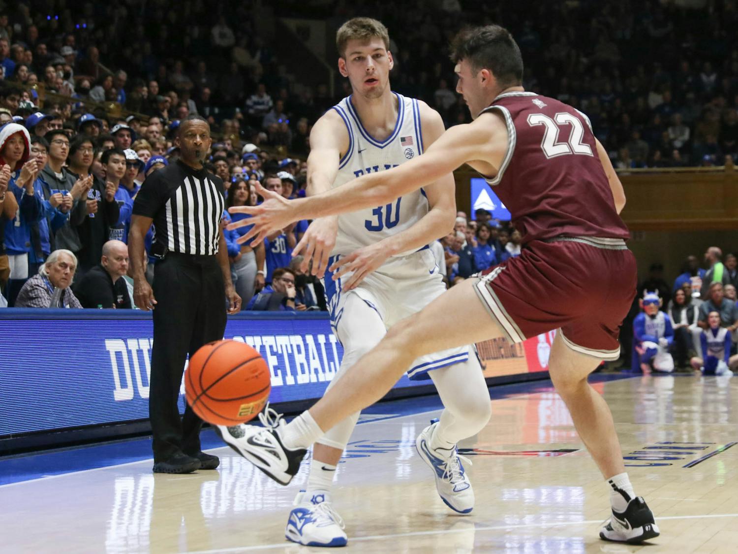Kyle Filipowski scored a team-high 18 points in Duke men's basketball 74-57 win against Bellarmine Monday night.