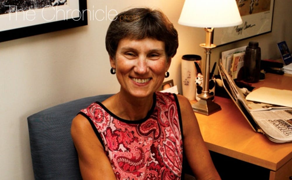 Dean Sue Wasiolek serves as the faculty-in-residence for Gilbert-Addoms dormitory.&nbsp;