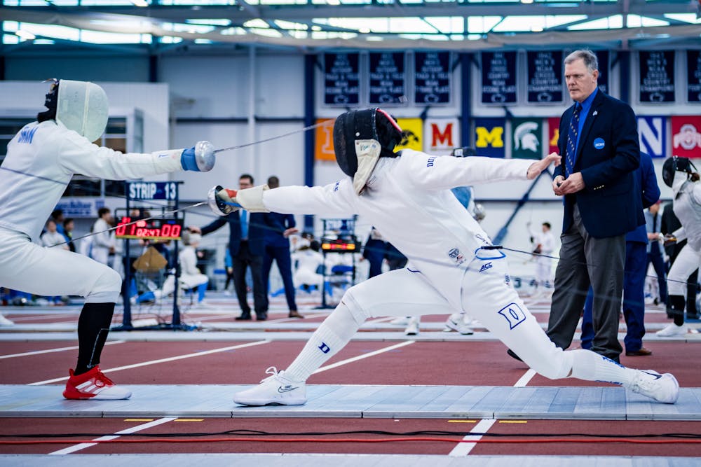 Duke fencing split its weekend meets in Massachusetts. 