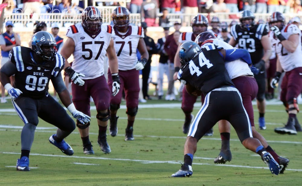 Joe Giles-Harris racked up 13 tackles against Virginia Tech and will face another stiff challenge Thursday night.