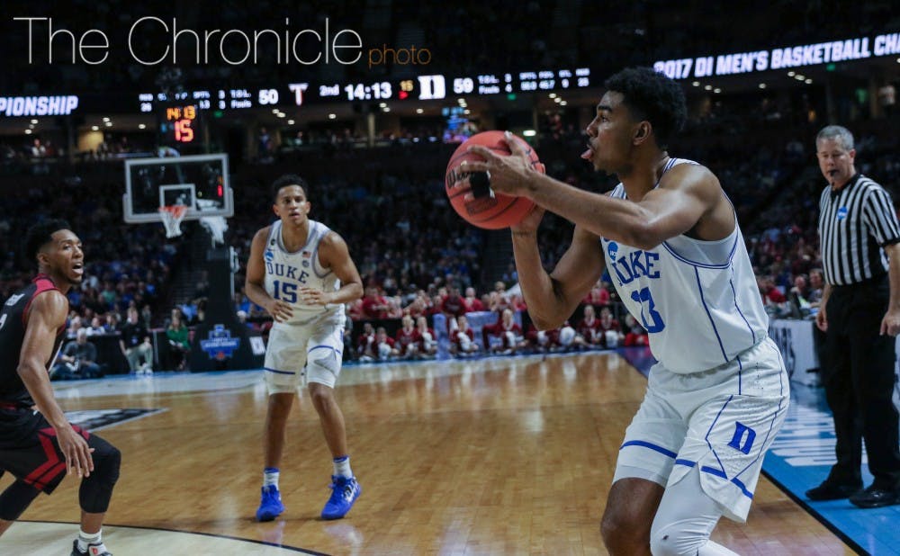 <p>Matt Jones heated up from the outside Friday and will likely be matched up against SEC Player of the Year Sindarius Thornwell on defense Sunday night.</p>