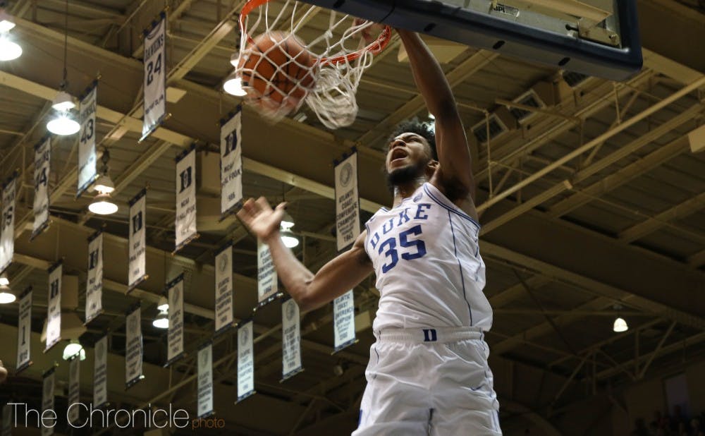 Marvin Bagley III was one of four Blue Devils with at least 20 points.