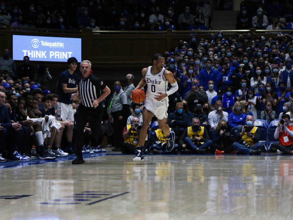 <p>Junior forward Wendell Moore Jr., has led the team in assists in half of its games.</p>