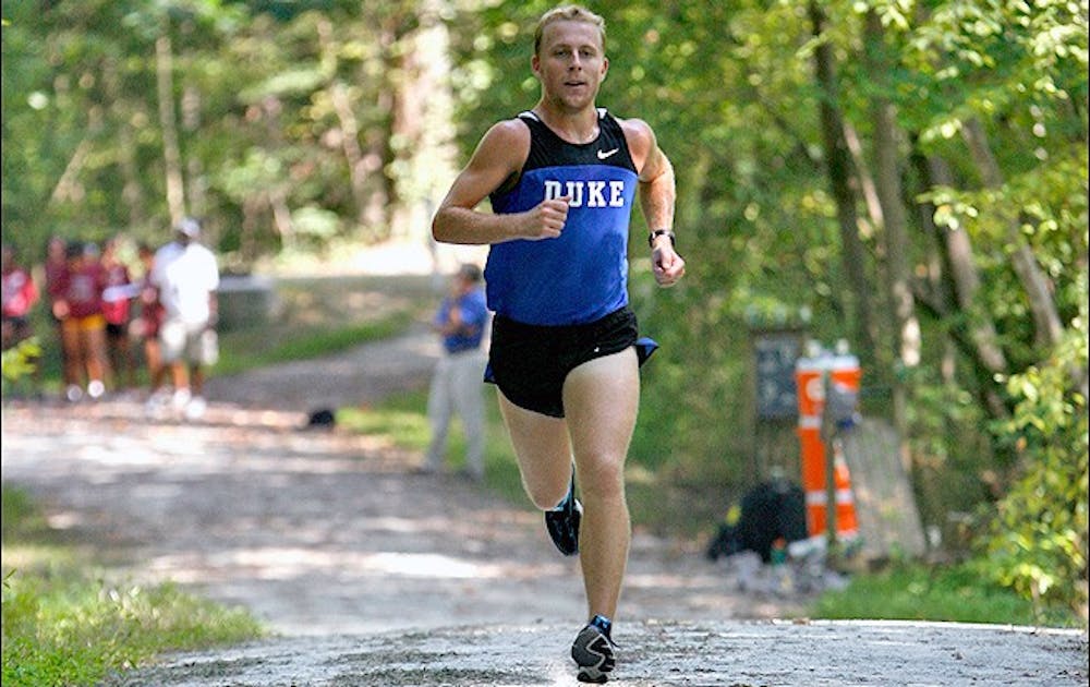 Brian Atkinson clocked in at 25:11.9 for the Blue Devils, behind teammates Shaun Thompson and Dominick Robinson