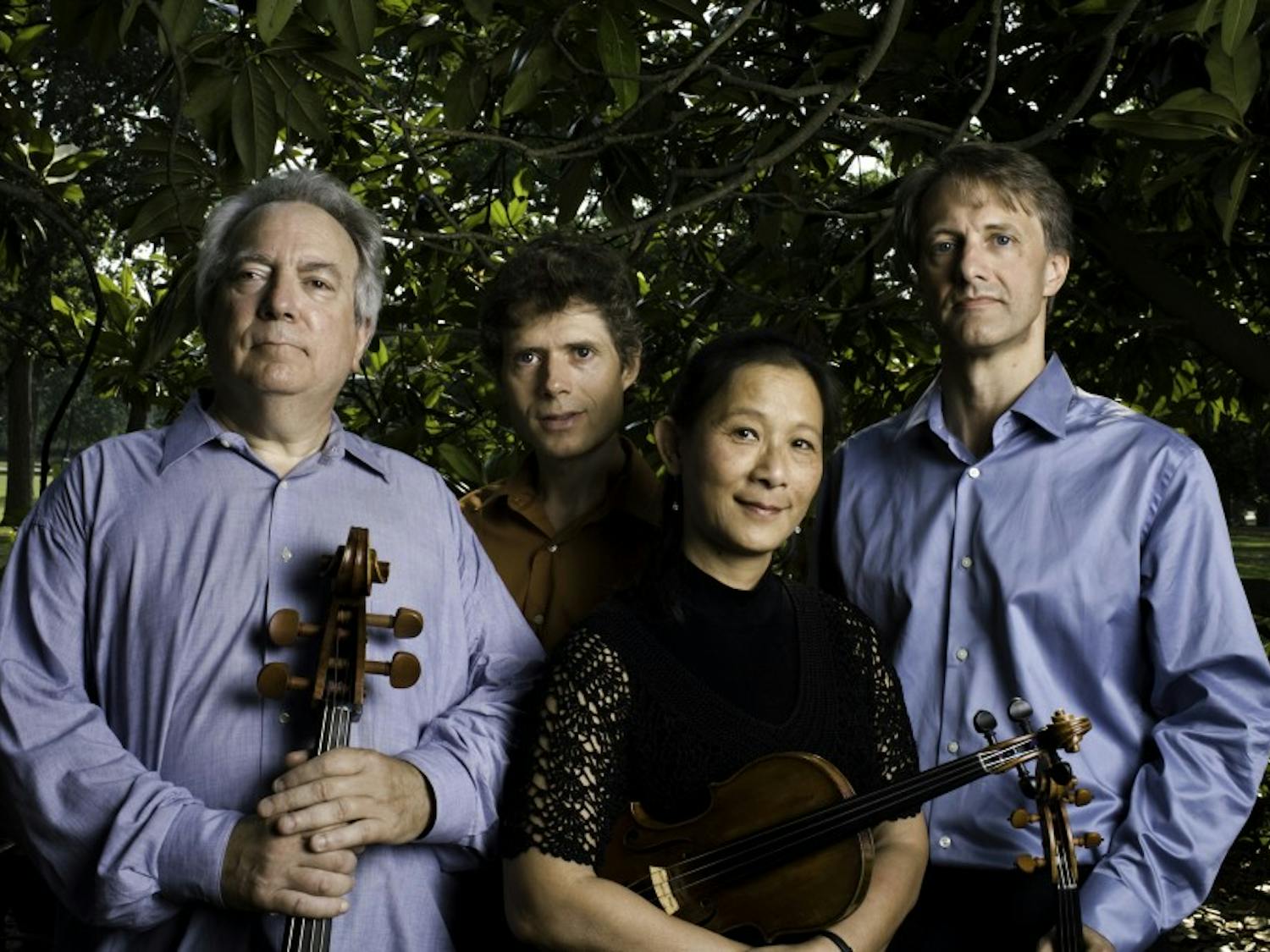 June 26, 2008. Durham, NC.The Ciompi Quartet. Eric Pritchard- violin, Hsieo mei Ku- violin, Jonathan Bagg- viola, Fred Raimi- cello.