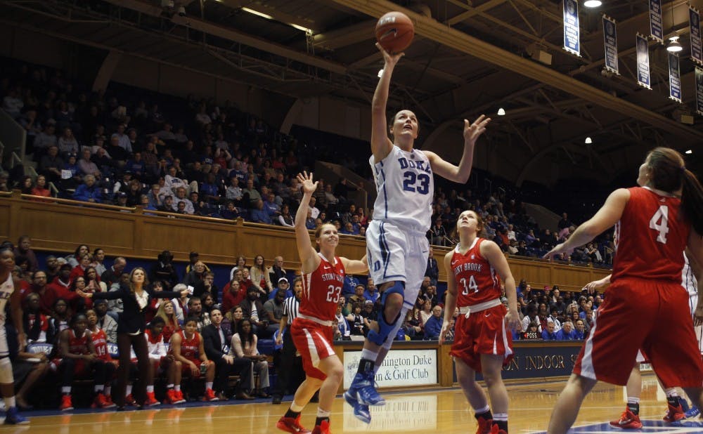 Redshirt freshman Rebecca Greenwell will look to bounce back from a 2-of-10 shooting performance at Nebraska as the Blue Devils host No. 1 South Carolina Sunday.