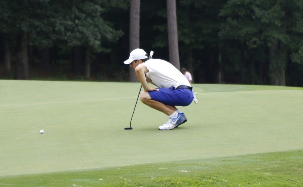 <p>Sophomore Alex Smalley and the Blue Devils are hoping to card three consistent rounds for the first time this season.</p>