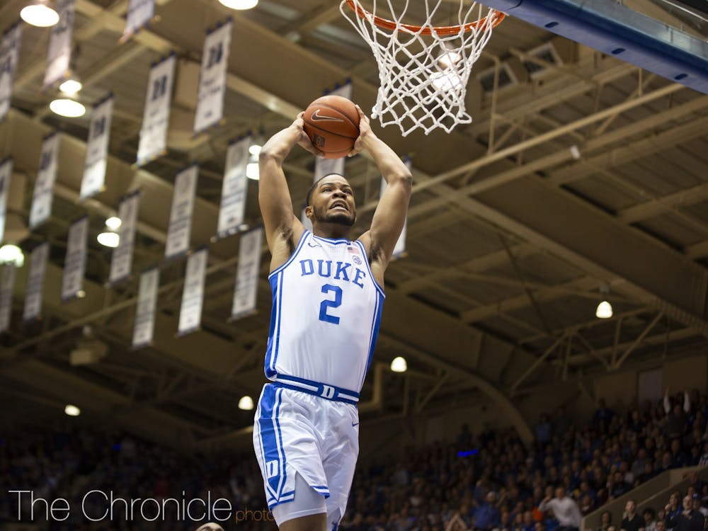 Duke moved up two spots in the latest AP poll.