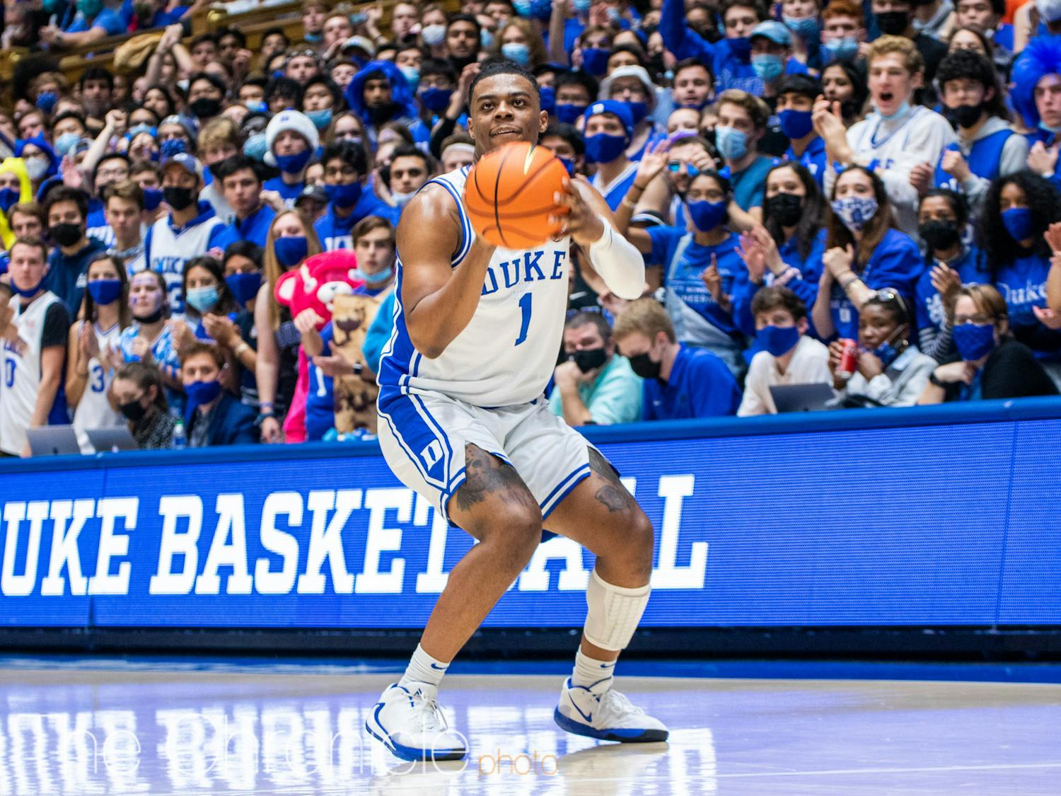 Freshman guard Trevor Keels knocked down Duke's first three of the game against Appalachian State.