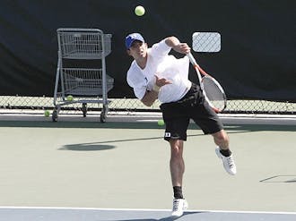 Henrique Cunha went 3-0 in singles qualifying at the ITA All-American Championships.