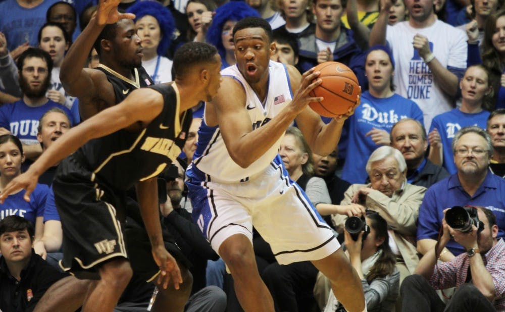 Freshman Jabari Parker had one of his most efficient scoring games of ACC play against Wake Forest, scoring 21 points on 8-of-10 shooting.