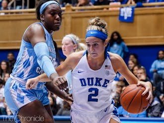 Gorecki led Duke in points, rebounds, assists and steals against North Carolina Thursday night