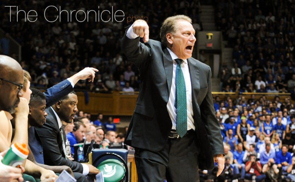 Michigan State head coach Tom Izzo had conversations throughout the game with Miles Bridges as the Spartan superstar struggled to get on track.&nbsp;