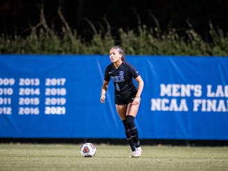 Caitlin Cosme scored Duke's game-winner to send the Blue Devils to the second round of the ACC tournament. 