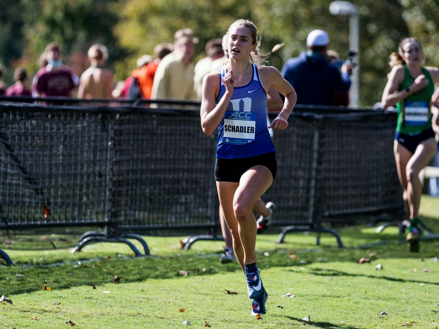 Sophomore Samantha Schadler finished in 10th place for the women's team and was one of three Duke runners to take home All-ACC honors.