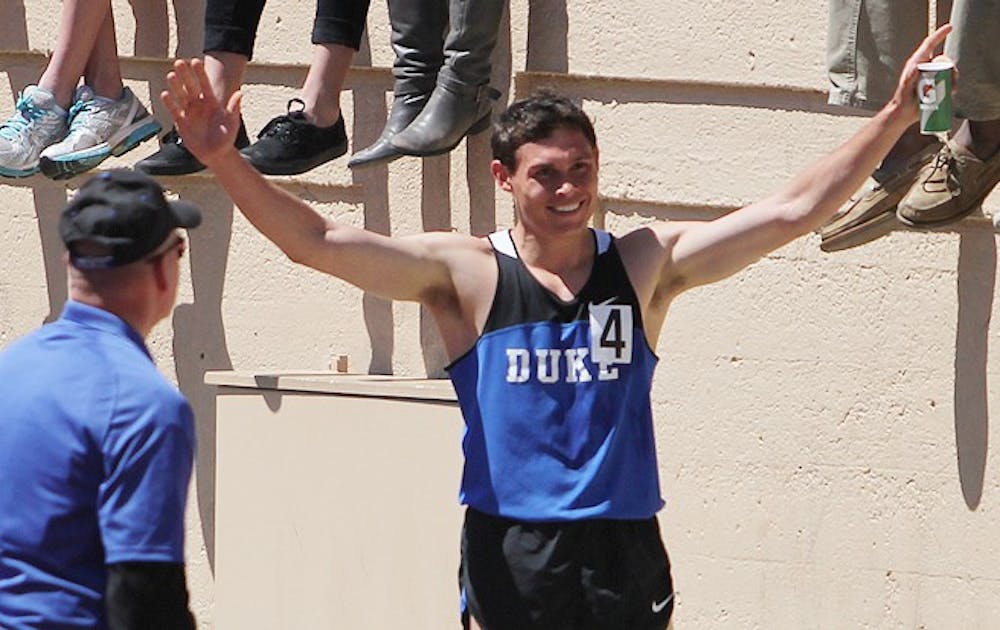 Blue Devil Curtis Beach was favored to win the 1500m at the Olympic Trials in the decathlon, but stepped out of the way for record-breaker Ashton Eaton.