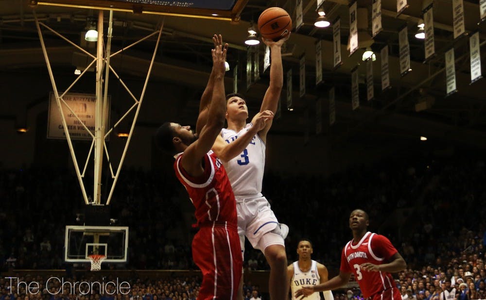 Grayson Allen got hot from deep with more than 20 points for the second straight game.