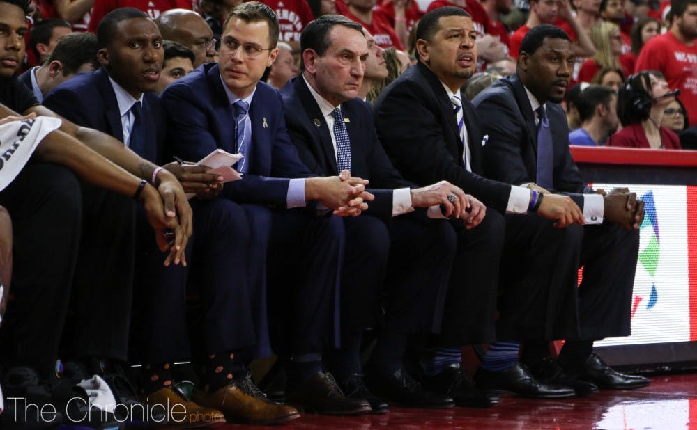 <p>Head coach Mike Krzyzewski has been unable to find the answer to get his team to come together on defense.</p>