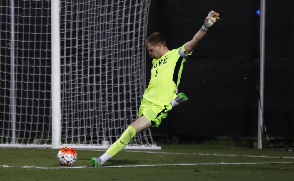 <p>Goalkeeper Wilson Fisher and the Blue Devils will look to contain UNC Wilmington Tuesday and snap a three-match losing streak against the Seahawks.</p>