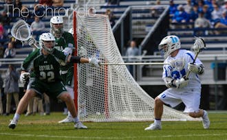 Rookie Joey Manown had a hat trick Saturday in the Blue Devils' best performance of the season so far.&nbsp;