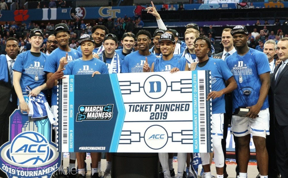 Duke is the No. 1 overall seed in the NCAA tournament.