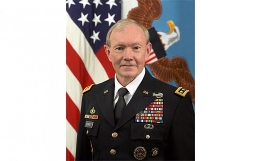 <p>Dempsey is a retired Army general who served as the 18th chairman of the Joint Chiefs of Staff.</p>