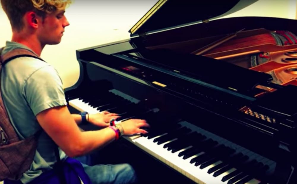 Sophomore Lucas Tishler uploads piano covers to his YouTube page, where he has garnered over 8,000 subscribers.
