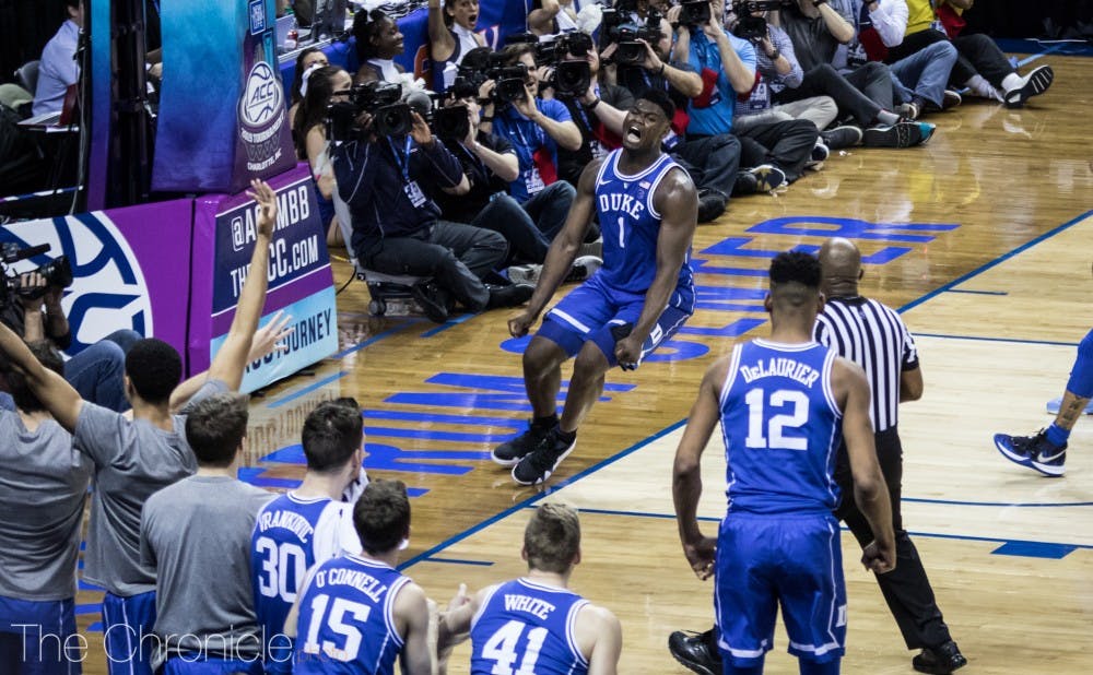 Zion Williamson's thunderous jam against North Carolina was just one of the highlights of a massive ACC tournament weekend for the soon-to-be National Player of the Year.