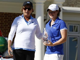 Sophomore Leona Maguire picked up another individual win during fall break at the Tar Heel Invitational and will look to continue her strong start to the fall season this weekend at the Landfall Tradition.