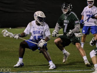 Nakeie Montgomery's hat trick was not enough for Duke Saturday.