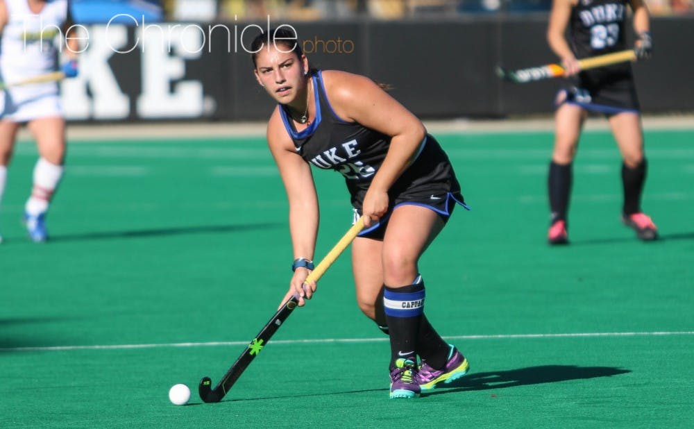 <p>&nbsp;Alyssa Chillano led the team in both goals and points last season and also anchors the Blue Devil back line.&nbsp;</p>