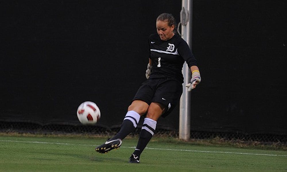 Sophomore Tara Campbell has emerged as one of the ACC’s premier goalkeepers this season.