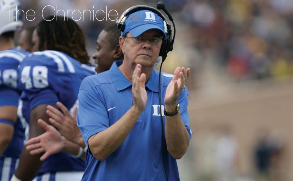 <p>David Cutcliffe is excited about the opportunity to play an ACC opponent early in the season.</p>