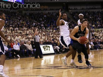 Grayson Allen led the Blue Devils with 24 points against the Demon Deacons in Duke’s 91-75 victory Jan. 6 and will look to continue attacking the basket aggressively.
